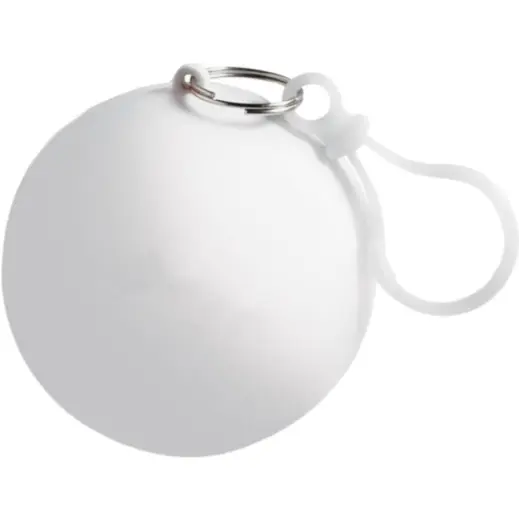 Bubble Poncho Solid White Unbranded